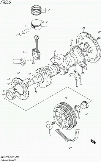 Alto - A-Star/Celerio/800/Fronte/Cultus AVH310 AVH310-2 (P10)