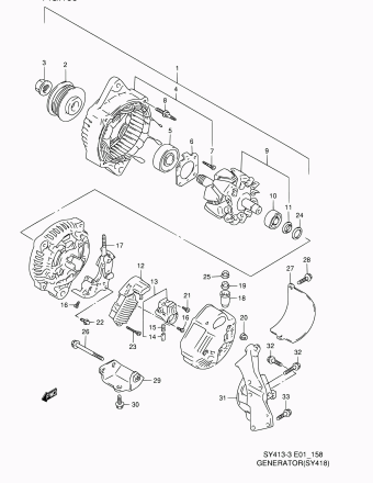 Baleno/Esteem SY418 SY418-4