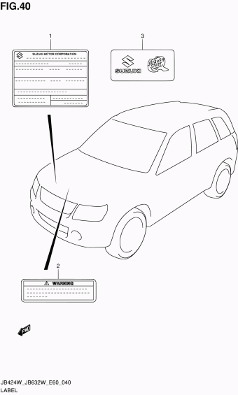 Grand Vitara JB424 JB424W (E60:MY 2013)