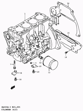 Grand Vitara SQ416 SQ416Q (MY:01-04,CAMI)
