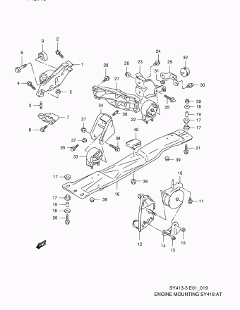 Baleno/Esteem SY418 SY418-4