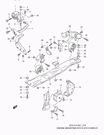 Baleno/Esteem SY413 SY413-3