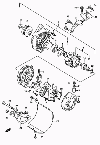 Baleno/Esteem SY416 SY416 (E03,E28,E33,E60:MY 1999)