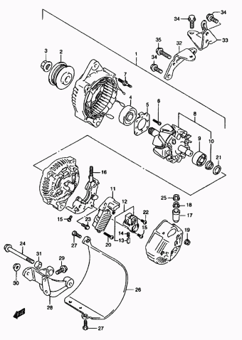 Baleno/Esteem SY416 SY416 (E03,E28,E33,E60:MY 1999)
