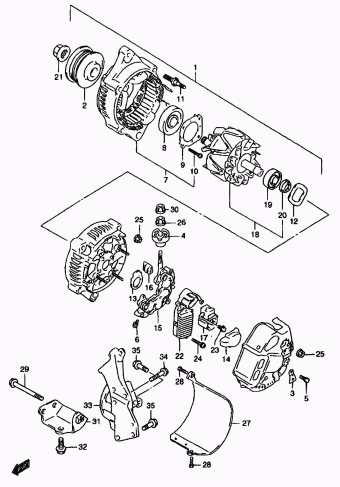 Baleno/Esteem SY418 SY418 (E03,E28,E33,E60:MY 2001)