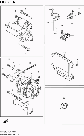Alto - A-Star/Celerio/800/Fronte/Cultus AVK310 AVK310 (P31)