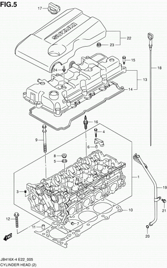 Grand Vitara JB424 JB424X-7 (E10,E48,E96)