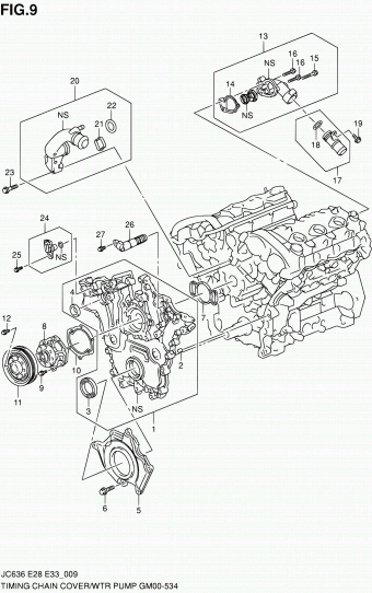 Grand Vitara XL-7 JC636 JC636 (E28,E33:MY 2008)