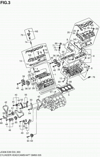 Grand Vitara XL-7 JC636 JC636 (E28,E33:MY 2008)