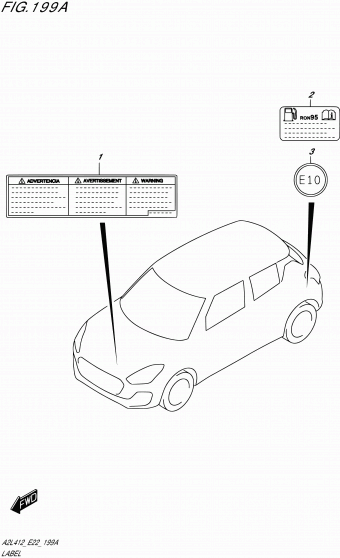 Swift A2L412 A2L412 (E02,E22)