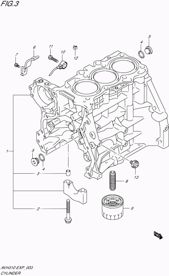 Alto - A-Star/Celerio/800/Fronte/Cultus AVH310 AVH310-2 (P10)