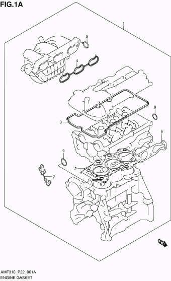 Alto - A-Star/Celerio/800/Fronte/Cultus AMF310 AMF310-3 (E02,E22)