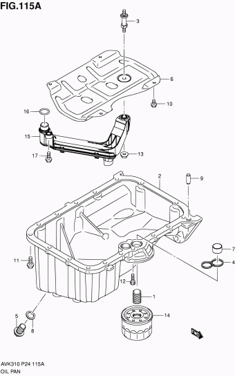 Alto - A-Star/Celerio/800/Fronte/Cultus AVK310 AVK310 (P31)