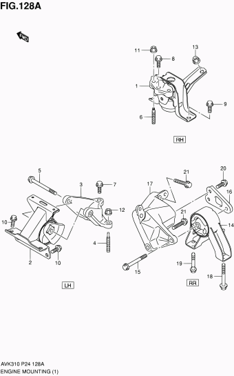 Alto - A-Star/Celerio/800/Fronte/Cultus AVK310 AVK310 (P31)