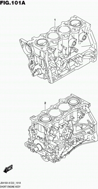 Grand Vitara JB416 JB416X-8 (E10,E96)