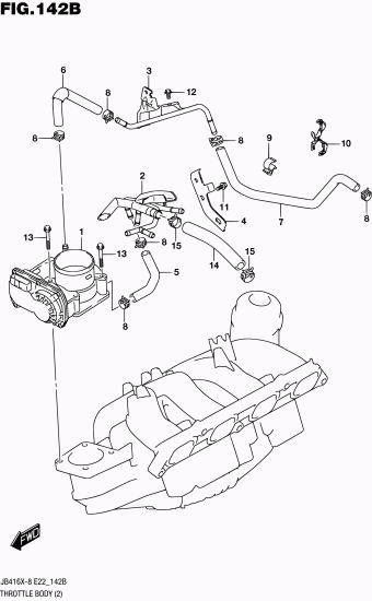 Grand Vitara JB424 JB424X-8 (E10,E48,E96)