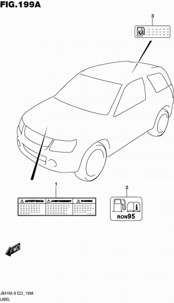 Grand Vitara JB416 JB416X-8 (E10,E96)