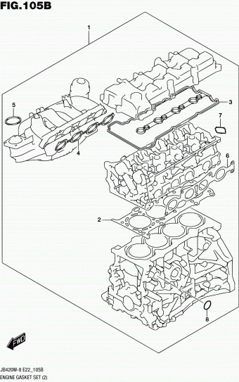 Grand Vitara JB424 JB424W-8 (E96)