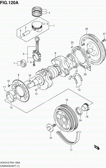 Alto - A-Star/Celerio/800/Fronte/Cultus AVK310 AVK310 (P31)