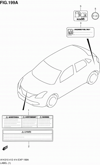 Baleno/Esteem A1K414 A1K414 (E48,E96)