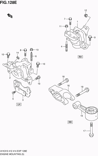 Baleno/Esteem A1K414 A1K414 (E48,E96)