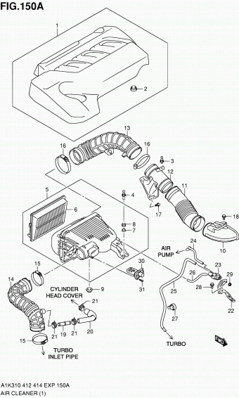 Baleno/Esteem A1K310 A1K310 (E02,E22,E24,E38)