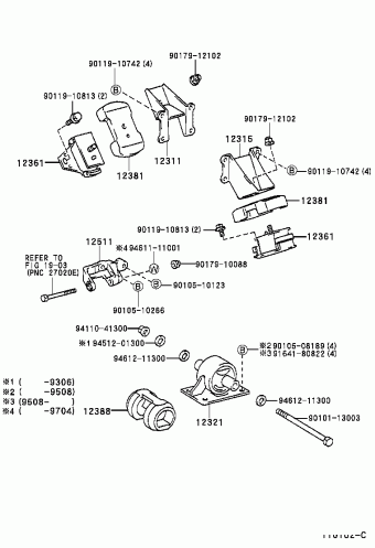 HIACE VAN,COMMUTER RZH113L-SRMREV LH1##,RZH10#,11#,125,135,15#