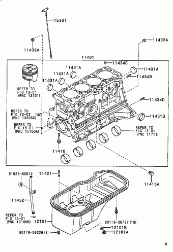 COROLLA SED/WG AE111L-AWMDKW 02.1998