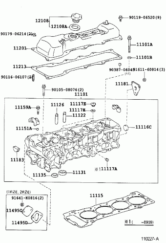 HIACE VAN,COMMUTER RZH113L-SRMREV LH1##,RZH10#,11#,125,135,15#