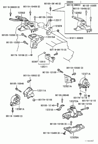 COROLLA HB/LB EE101L-AGMDKW AE10#,CE100,EE10#