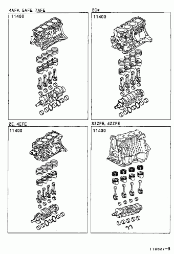 COROLLA SED/WG AE111L-AEPDKV AE11#,CE110,EE11#,ZZE11#