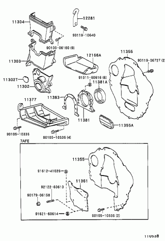 COROLLA SED/WG AE111L-AWMDKW 02.1998