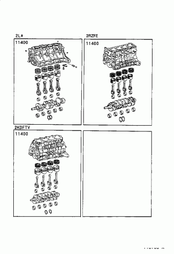HILUX KDN145L-TRMDYW KDN1##,LN1##,RZN168,173