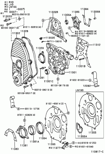 HILUX LN165L-PRMDXW KDN1##,LN1##,RZN168,173
