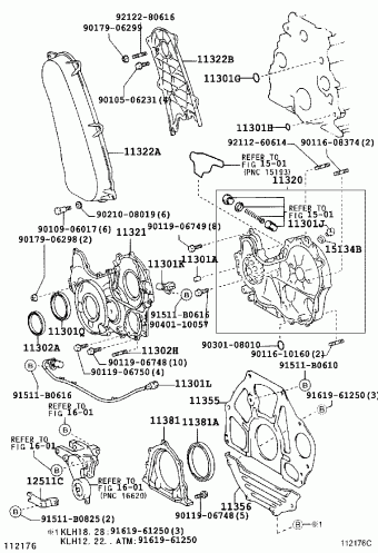 HIACE/HIACE S.B.V KLH22R-RBMRHW KLH1#,2#,LXH1#,2#,RCH1#,2#