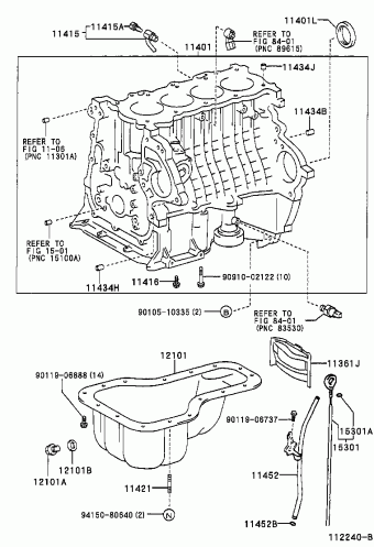 COROLLA SED/WG ZZE120L-AEMDKW CDE120,NDE120,ZZE12#