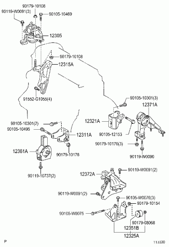 COROLLA HB NDE120L-DHGNYW CDE120,NDE120,ZZE12#