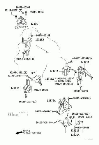 COROLLA SED/WG NDE120L-DEGDYW CDE120,NDE120,ZZE12#