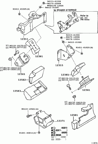 HILUX/4RUNNER (4WD) LN106R-TRMRSQ3 09.1996