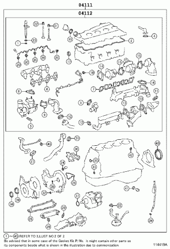 HIACE/HIACE S.B.V KLH18L-SBMRHW KLH1#,2#,LXH1#,2#,RCH1#,2#