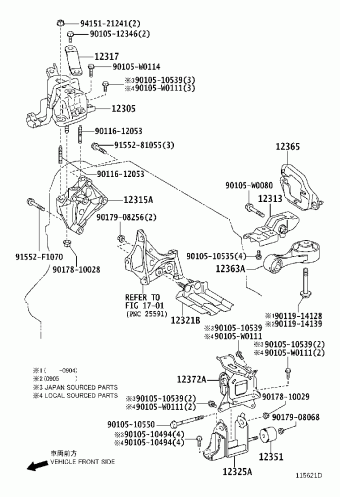YARIS NLP90L-CHFGXW KSP90,NLP90,NSP90,SCP90