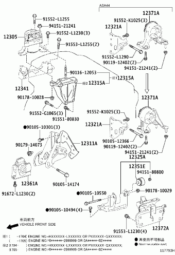 RAV4 ASA42L-ANTXK ALA49,ASA4#,AVA4#,ZSA4#