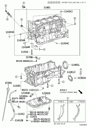 COROLLA SED/WG ZRE141L-AEFDK CE140,NZE141,ZRE14#,ZZE14#