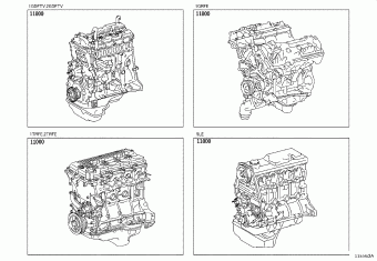 HILUX GUN125L-DGTSXF GGN125,GUN1##,LAN125,TGN1##