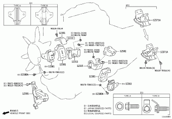 HILUX GUN136R-DNTHXN GGN125,GUN1##,LAN125,TGN1##