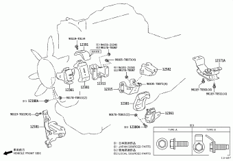 HILUX (DCB/SCB/XTR) GUN126L-DNTHXW GUN125,126,135