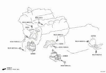 TUNDRA/SEQUOIA VXKH75L-PSVUZA VXKA7#,VXKH7#,VXKH8#