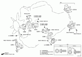 HILUX (DCB/SCB/XTR) GUN125L-DTTSXW GUN12#,135