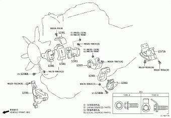 HILUX (DCB/SCB/XTR) GUN135L-DTTSXW GUN12#,135