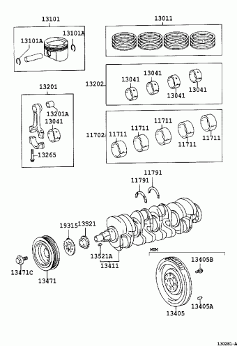 COROLLA SED/WG ZZE120L-AEMDKW CDE120,NDE120,ZZE12#